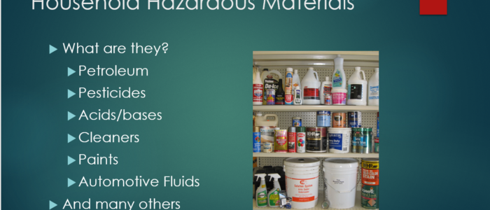 Household Hazardous Materials